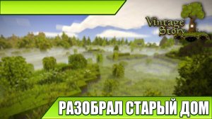 РАЗОБРАЛ СТАРЫЙ ДОМ | Vintage Story | #22