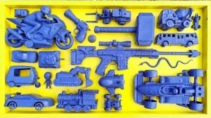 Чистка игрушечных гоночных автомобилей, грузовиков Molen, Поездов, автобусов Telolet, стальных цисте