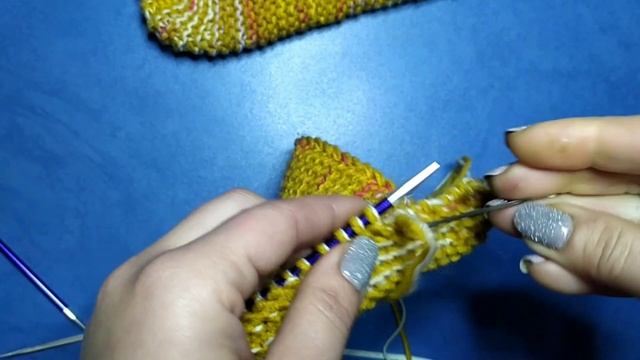 МК тапки спицами для начинающих. Ну очень просто. Тапки за 1 час