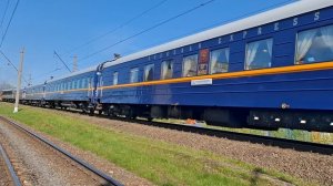 тепловоз ТЭП60-0904 с туристским поездом С-Петербург-Витебский - Сортавала