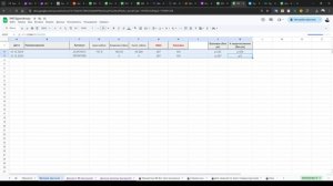 Заполнение вкладки Валовая ручное