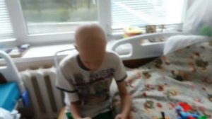 Поездка в Москву к сыну, больному саркомой Юинга, в октябре 2017 года.