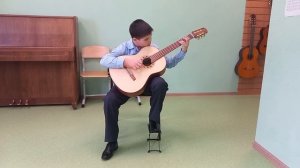 О. Копенков - Этюд "Водопад Джурла на горе Демерджи"