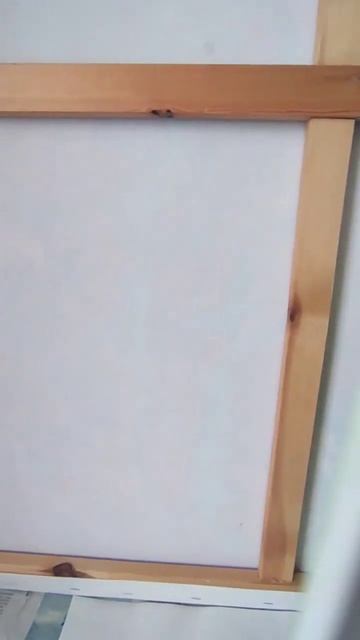 Авторская картина "Желтый куст у забора", холст/масло, 3 смотреть онлайн