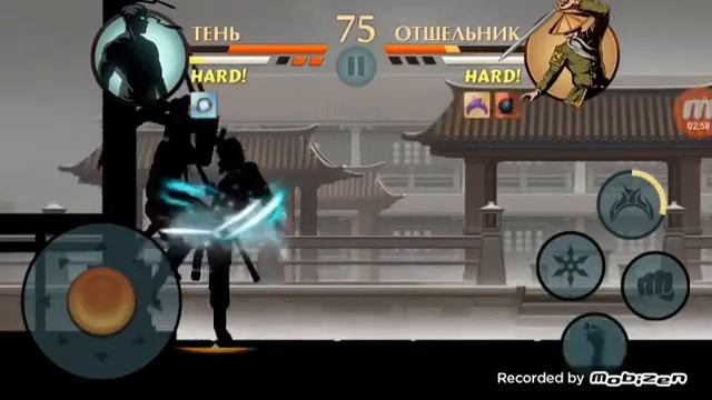 Бой с Отшельником Shadow Fight 2 смотреть онлайн