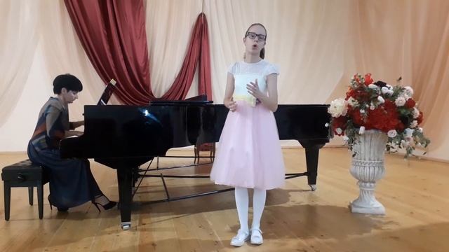 Хабиева Елизавета  русская народная песня Ахты душечка 