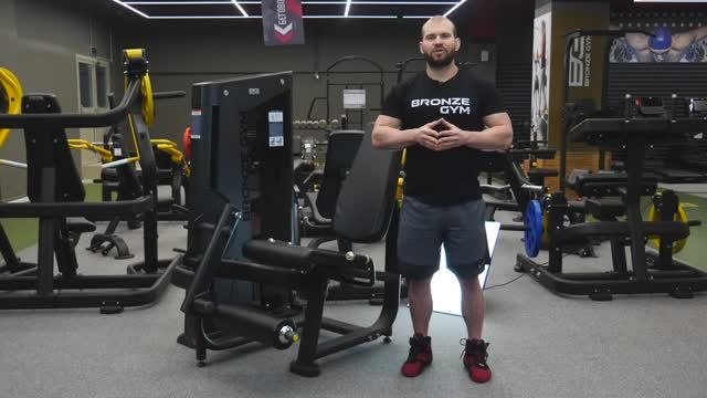 BRONZE GYM NEO-02 Разгибание ног — Обзор на оборудование из новой линейки NEO