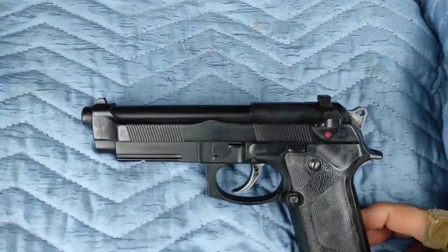 Мой страйкбольный пистолет. Airsoft gear/ Beretta green gas