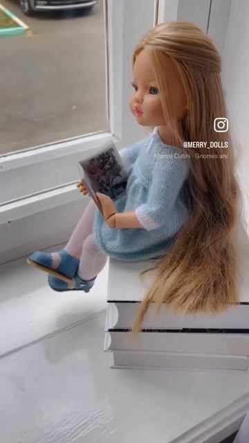 Вязаное платье для Паола Рейна #paolareina #одеждадлякукол #паоларейна