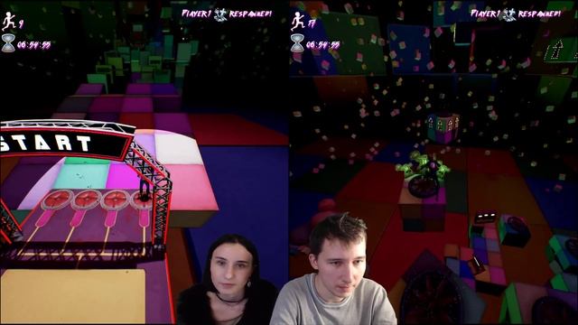 КООПЕРАТИВ, ПРЕПЯТСТВИЯ С ЛАЗЕРАМИ, ОГОНЬ, КИСЛОТА | Ben and Ed: Blood Party смотреть онлайн