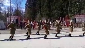 военный танец. студия танца ТаБиЯ
 п. Вяртсиля 9 мая