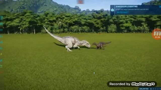 ИНДОМИНУС РЕКС против Индораптор