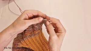 Детская манишка, полное описание. Вязание спицами. #манишка#вязание #хобби