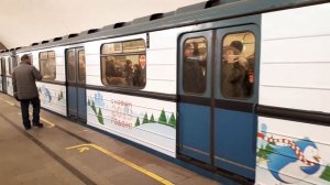 Бюджетный "Новогодний" состав на базе Еж3/Ем508Т (06.01.2019) [архив]