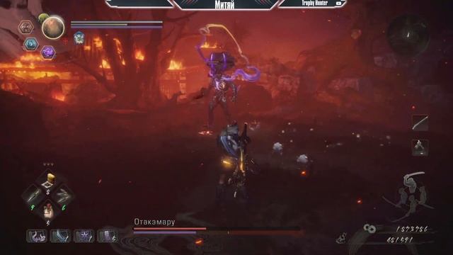 Nioh 2 ➤ Прохождение Босса Отакэмару ➤  Легко ➤ Ниндзя Билд смотреть онлайн