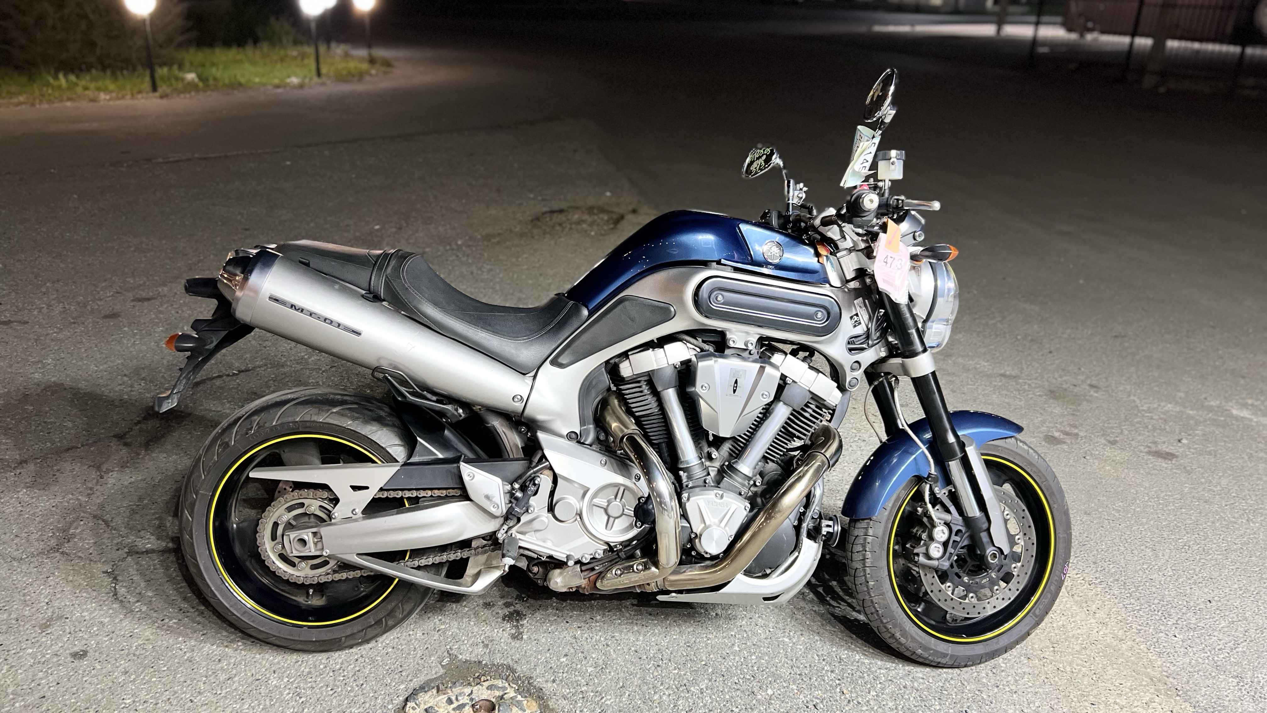 Мотоцикл Yamaha MT 01 смотреть онлайн