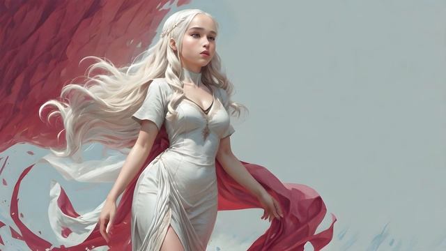 молодая красивая девушка Дайнерис Таргариен beautiful girl Daenerys Targaryen, знаменитости 11 смотреть онлайн