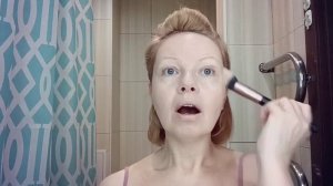 Макияж💄на дачу🏡новой палеткой теней и базой под тени  STELLARY 👌обзор крема и сыворотки с Озон🛍️