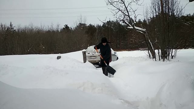 273.Сибирь.Деревня.Снег.