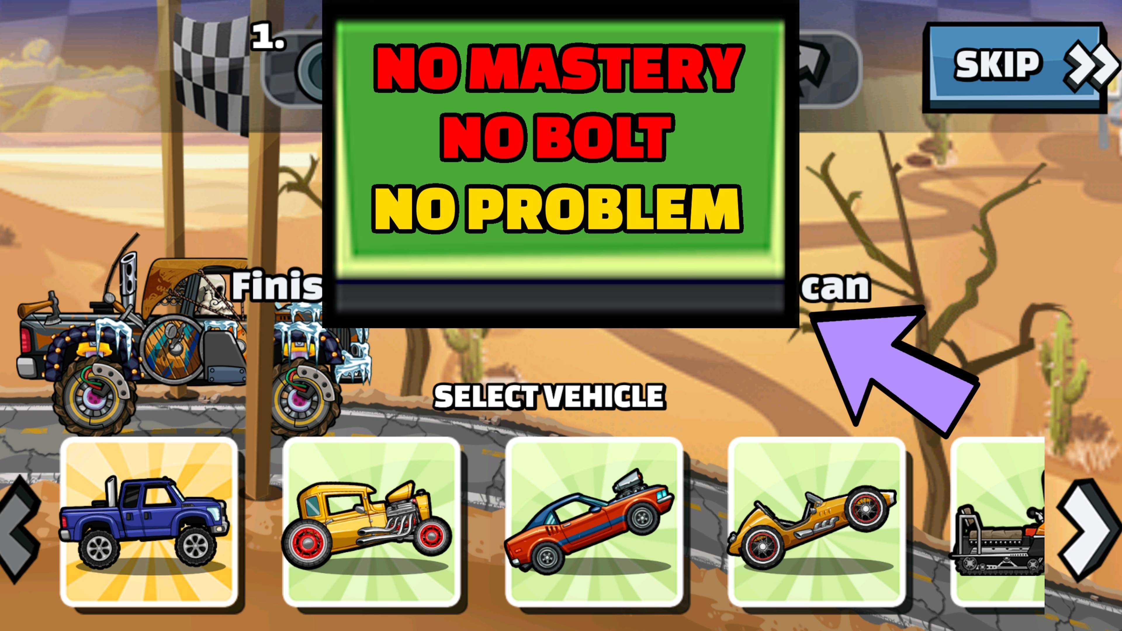 💯 NO MASTERIES NO BOLT 💯 (Positively Fuming) - Hill Climb Racing 2