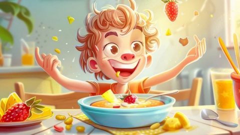 #Учимся есть кашу каждое утро: #детскоевидео с песенка?