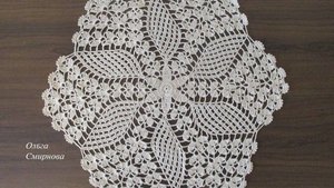 САЛФЕТКА С ЦВЕТОЧНЫМ УЗОРОМ. ЧАСТЬ 2