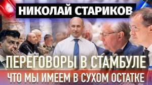 Стамбульские переговоры. Что мы имеем в сухом остатке