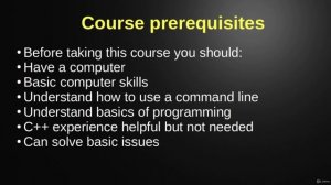 4. Course prerequisites
