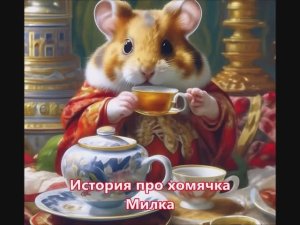 истории  про маленького хомячка Милки.