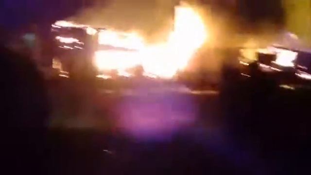 Пожар в ногликах