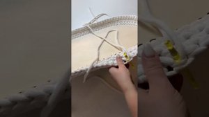 Вяжем люльку для малыша из шнура (Часть 3): Последующие