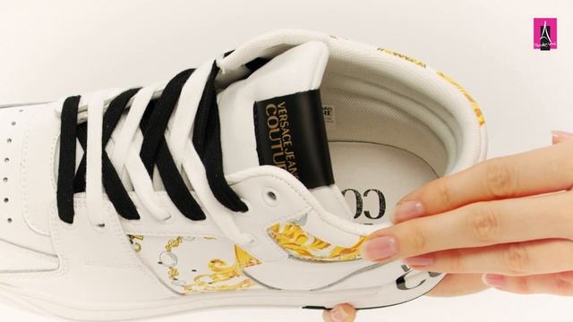 4092041 Видеообзор I Мужские высокие кеды VERSACE JEANS COUTURE STARLIG смотреть онлайн