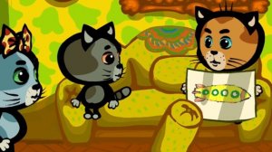 Три котёнка 🐾— Для чего нам шапка, варежки, шнурки —С