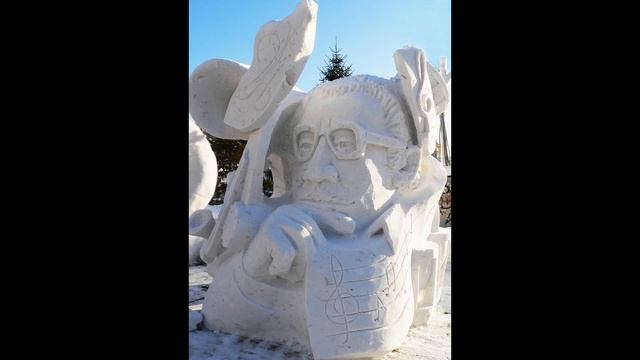 XIV Фестиваль снежной скульптуры в Новосибирске. 2014 г. смотреть онлайн