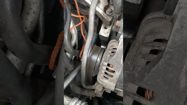 Как поставить ремень генератора, не снимая колеса тук? смотреть онлайн