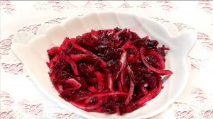 Простой САЛАТ из обычной СВЕКЛЫ! ВЕГЕТАРИАНСКИЙ и ВИТАМИННЫЙ салат!