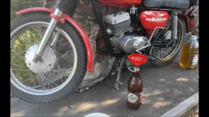 Устраняем течь бензокрана. Мотоцикл Минск