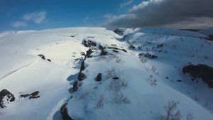 Снегоступинг в Хибинах. fpv.