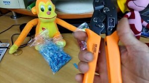 Кримпер SN 02С, обжимные клещи  инструмент для опрессовки, обжима клемм и наконечников  на провода.