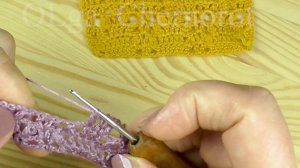 Красивый плотный узор крючком для жилета кардигана