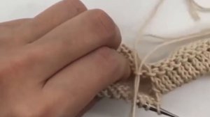 Подгиб края! Кеттельный  шов! Как подшить край у вязаных изделий!