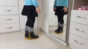 Женские Гетры или вязаный теплый чехол для ног :)