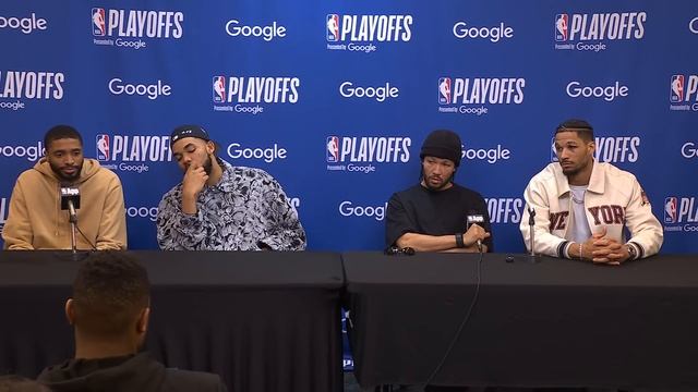 Mikal, KAT, Jalen & Josh Reflect After Advancing To Eastern Conference Finals! | May 16, 2025