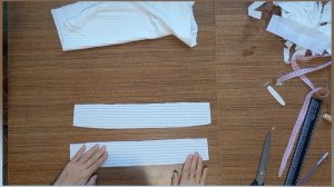 как сшить футболку поло ( заготовка воротника и застеж