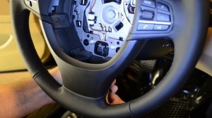 снятие подушки безопасности Аирбега и руля c BMW F10 5сери