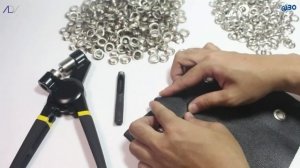 Ручной пресс для установки люверсов HP 7 3 video 5 press eyelets