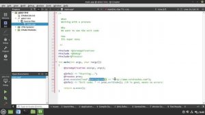 6. Working with a process