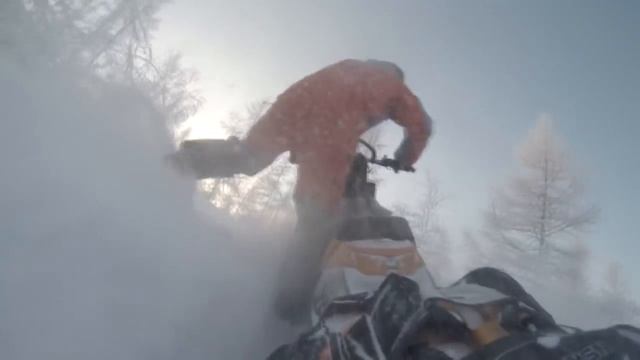 Пох. мороз! в одного катаем Sammet SP800 На улице -33 смотреть онлайн