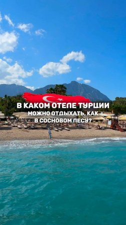 🇹🇷В КАКОМ ОТЕЛЕ ТУРЦИИ МОЖНО ОТДЫХАТЬ, КАК В СОСНОВОМ ЛЕСУ?🌲