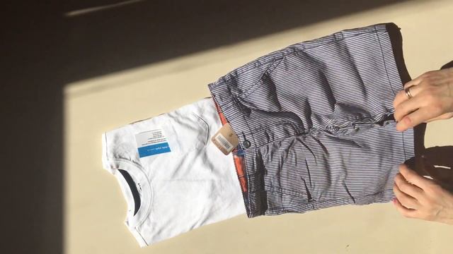 Нарядный комплект мальчику Crazy8 морская тема смотреть онлайн